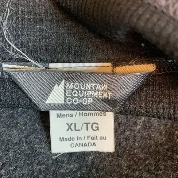 Men’s Mountain Equipment Co-op Wool blend jacket gray/black size XL - Picture 2 of 6